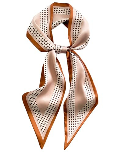 Head Scarf Hair Neck Scarves For Women Purse Bag Scarfs For Handbags Silky Long Thin Satin Headsc... | Amazon (US)