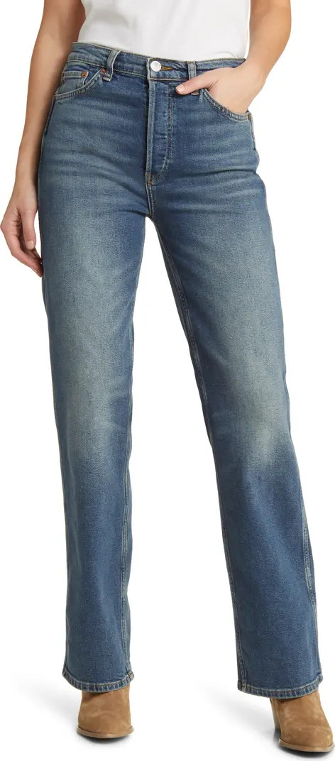 Re/Done '90s High Waist Loose Stretch Denim Jeans | Nordstrom | Nordstrom