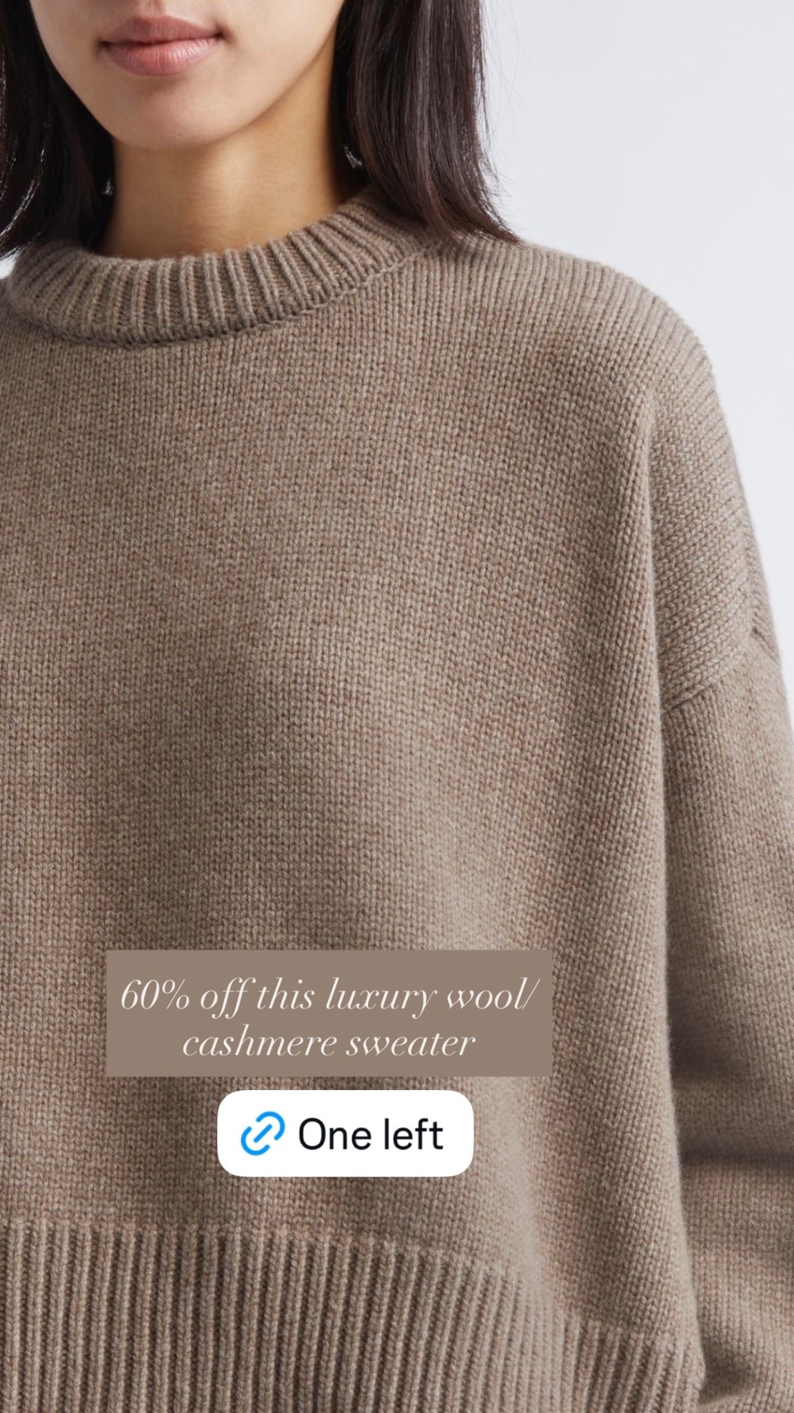 Cashmere and wool blend sweater on sale now!

#classicstyle
#springsweater
#crewnecksweater
#beigesweater
#springstyle

#LTKootd #LTKSaleAlert #LTKselfcare