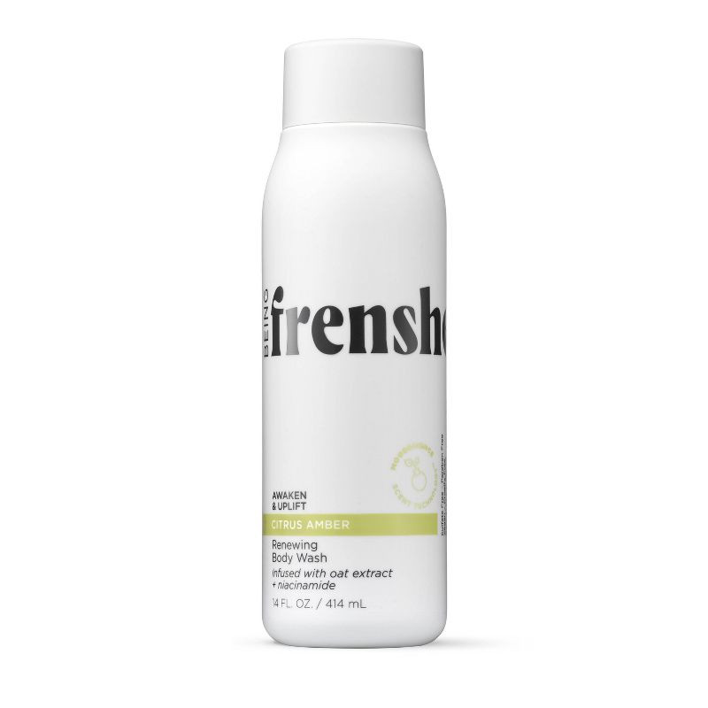Being Frenshe Renewing and Hydrating Shower Gel Soap with Niacinamide - Citrus Amber - 14 fl oz | Target