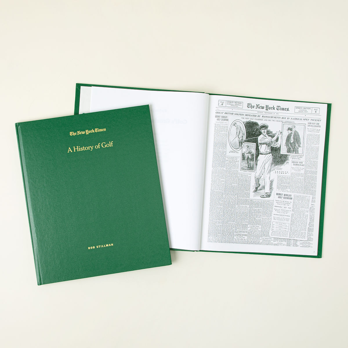 New York Times Personalized Golf History Book | UncommonGoods