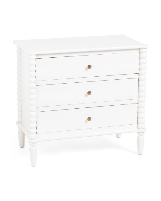 28x26 3 Drawer Spindle Dresser Chest | Furniture & Lighting | Marshalls | Marshalls