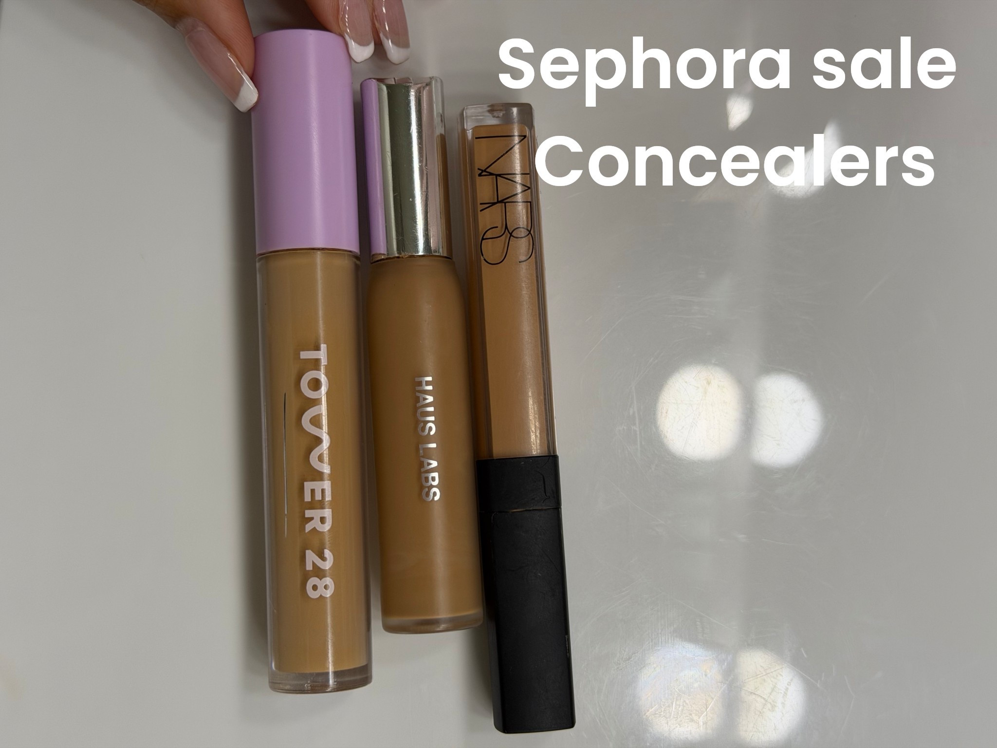 Sephora sale: concealers 
My fav rn is tower28 
I love haus labs too it’s more medium/full coverage and nars is a good option! They’re better mixed tg

#LTKSaleAlert #LTKGiftGuide #LTKBeauty