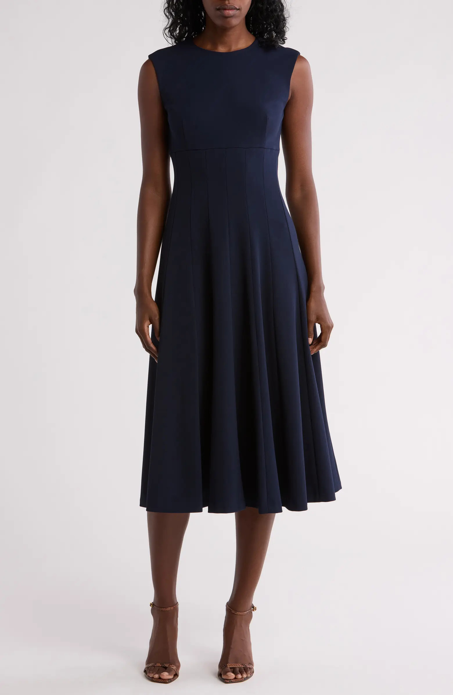 Scuba Crepe Fit & Flare Dress | Nordstrom Rack