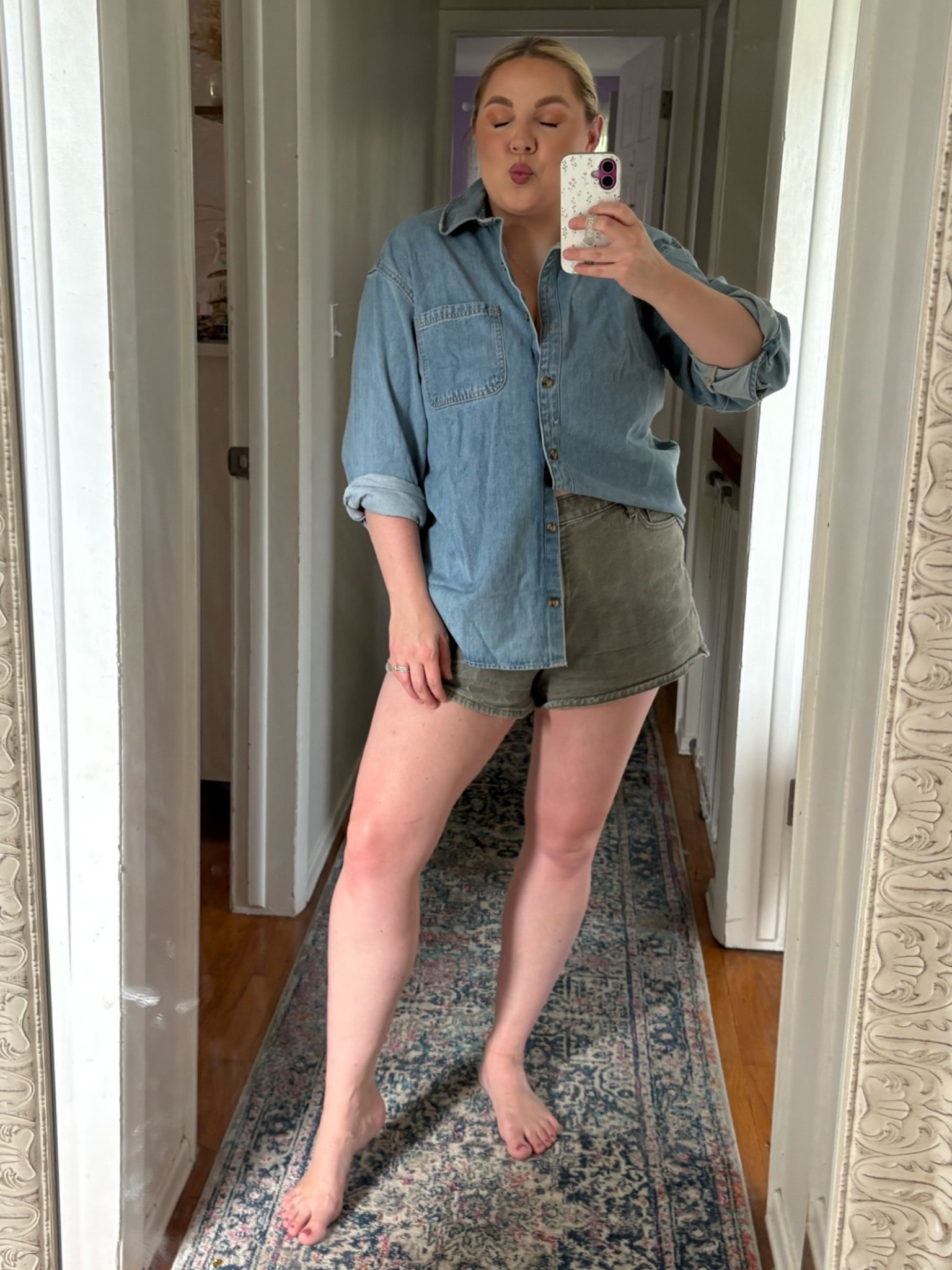 OOTD // fall transition outfit // dinner ootd // 

Top- medium 
Shorts - 32

#LTKootd #LTKSeasonal #LTKMidsize