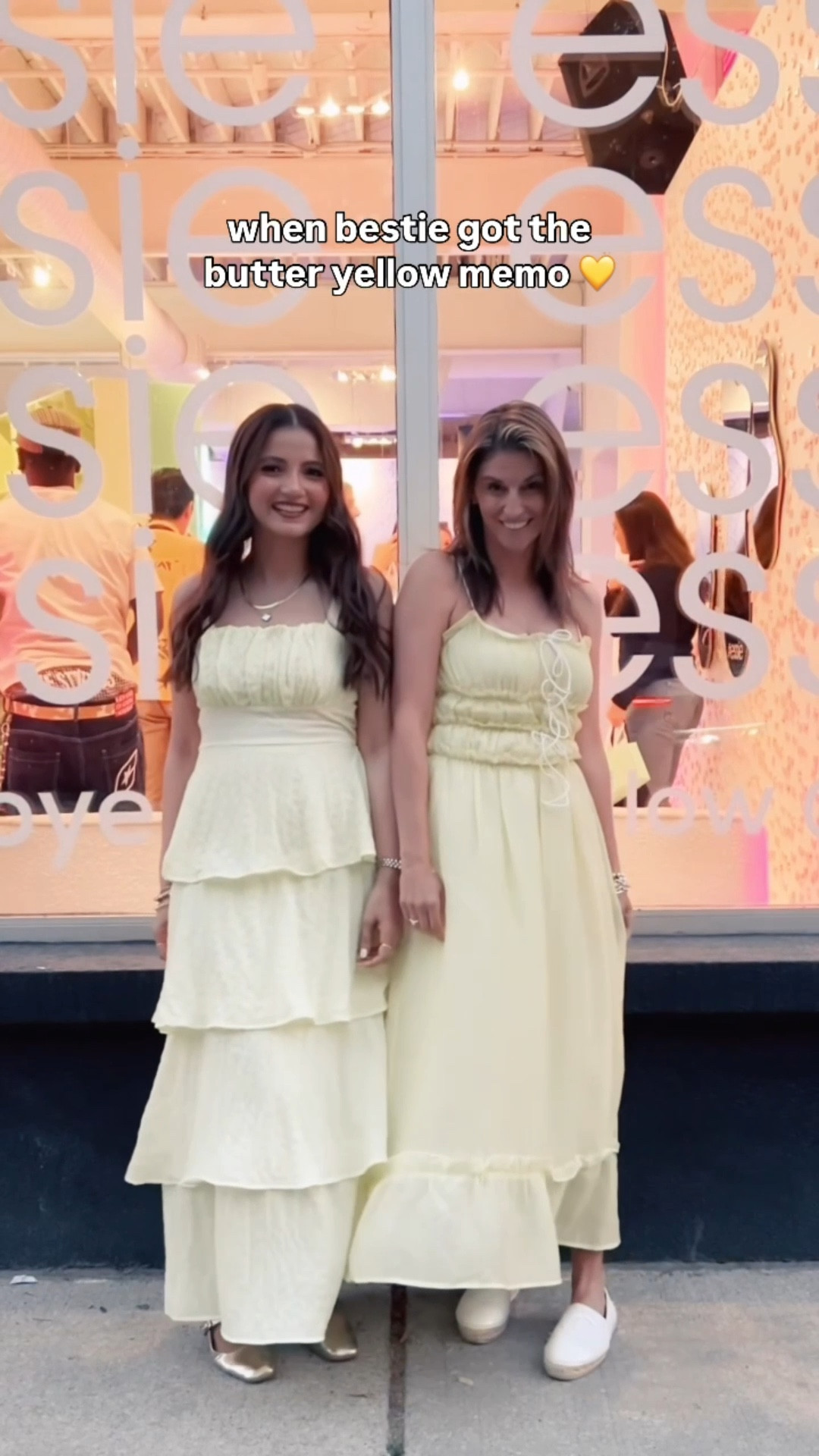Twinning in butter yellow 

Sizing info: I’m 5’4 and wearing a size S in the dress

#LTKcanada #LTKsummer #LTKwedding