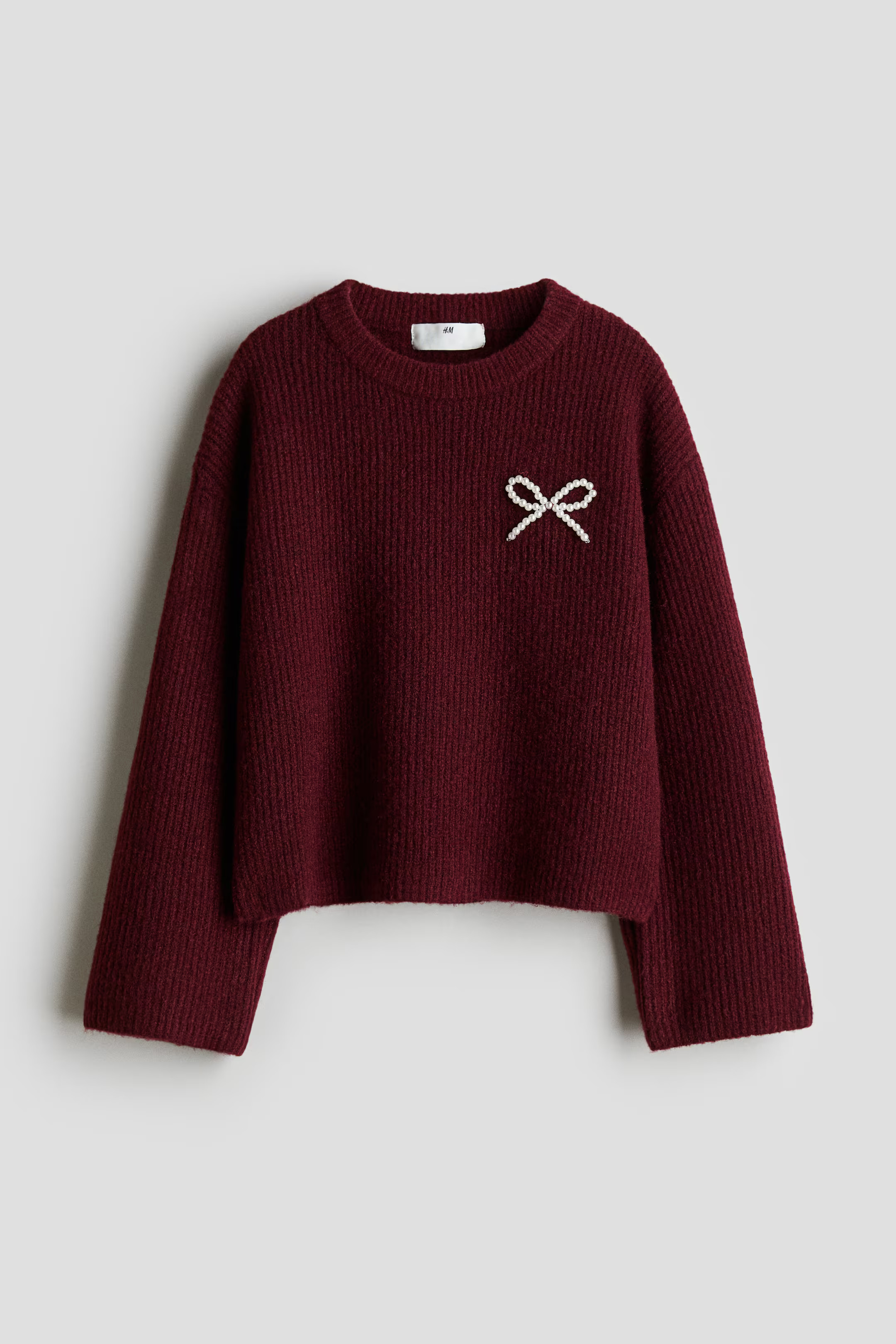 Rhinestone-embellished jumper | H&M (US + CA)