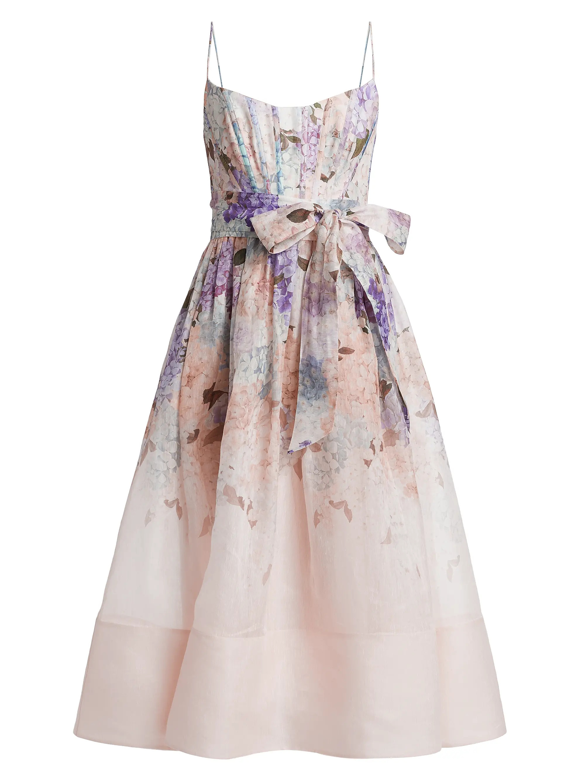 Bliss Floral Corset-Style Cocktail Dress | Saks Fifth Avenue
