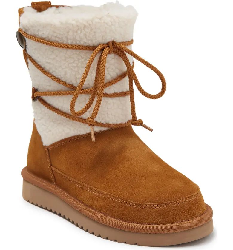 Michon Faux Shearling Trimmed Short Boot | Nordstrom Rack