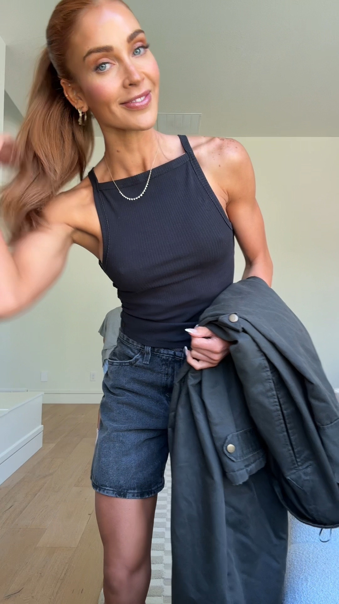 Found these shorts and tank this year and I love! 

Tank xs
Shorts TTS 24
Shoes (run a little big) 