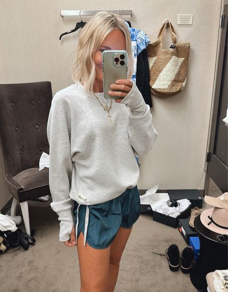 NSale, Nordstrom’s 
Free People Mivement shorts- I size up to small
Sweaty Betty Cropped sweatshirt in my true size xs

#LTKxNSale #LTKFitness #LTKstyletip