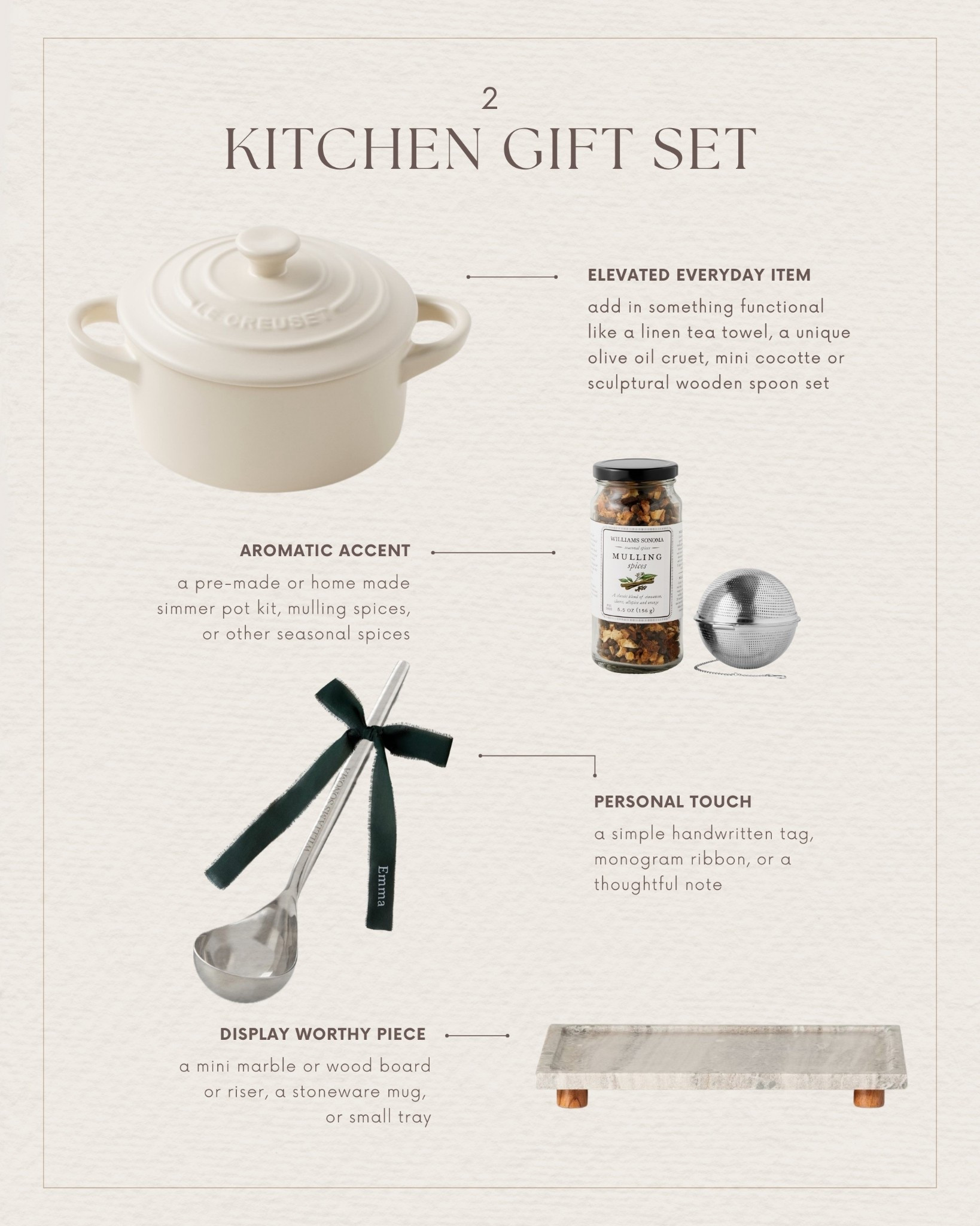I’m giving ya’ll my 4 best gift set formulas for the home decor lover in your life. These formulas honestly work so well for family, friends, neighbors, coworkers, etc! From the perfect cozy corner to an inviting entryway, each set is thoughtfully designed to elevate their home in a special way! 

Next up, the KITCHEN GIFT SET!

#HomeDecorGifts #GiftGuide #GiftIdeas #GiftIdea #CozyLiving #WestWalnutStyle #ThoughtfulGifts #CozyVibes #ElevatedLiving


#LTKHoliday #LTKGiftGuide #LTKHome