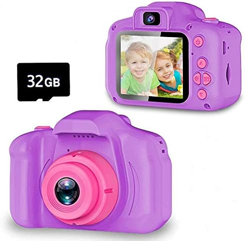 Seckton Upgrade Kids Selfie Camera, Christmas Birthday Gifts for Girls Age 3-9, HD Digital Video ... | Amazon (US)