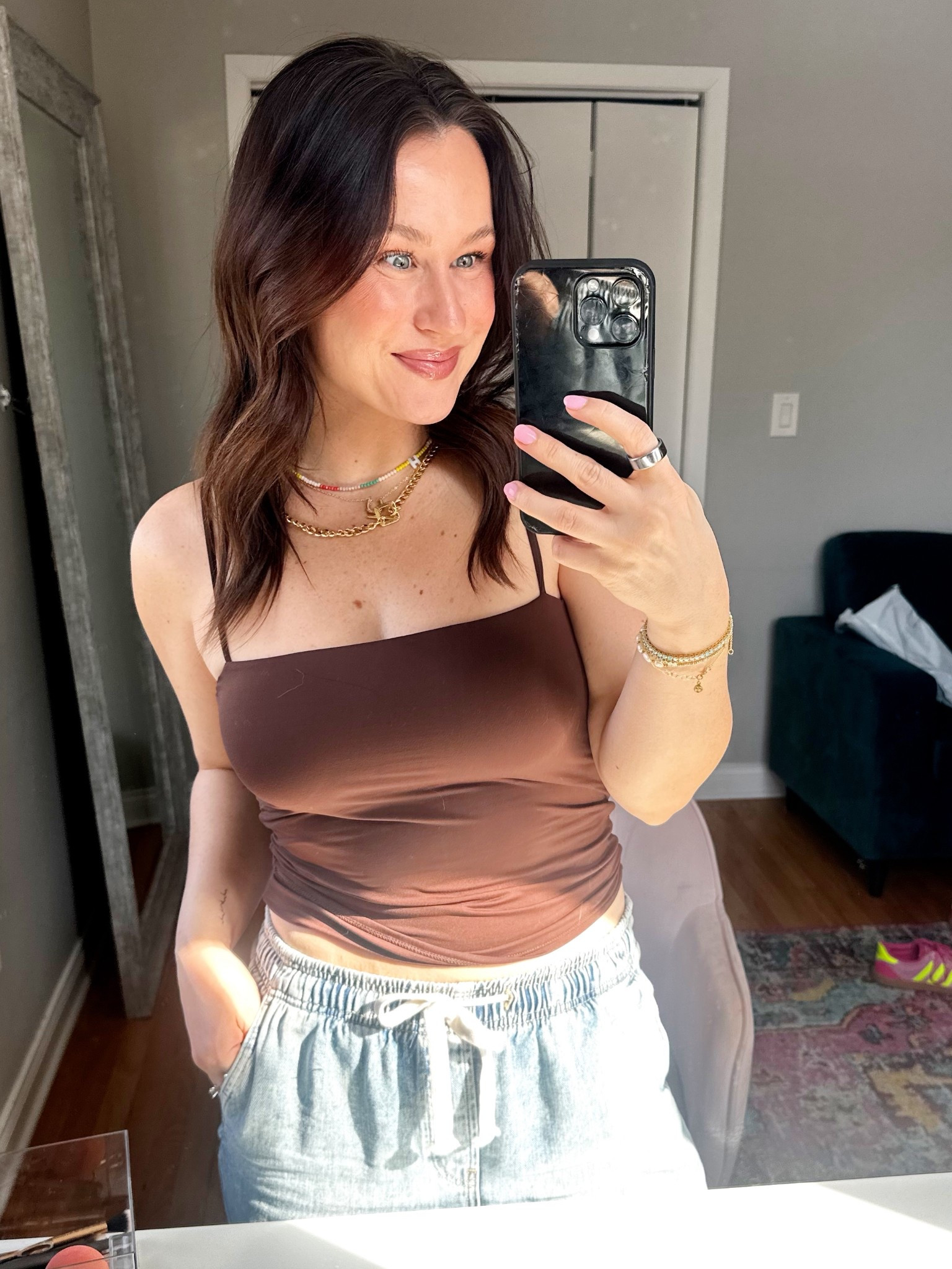 My favorite tank top, it has a built in bra! Under $20 

#LTKootd #LTKmomlife #LTKSaleAlert