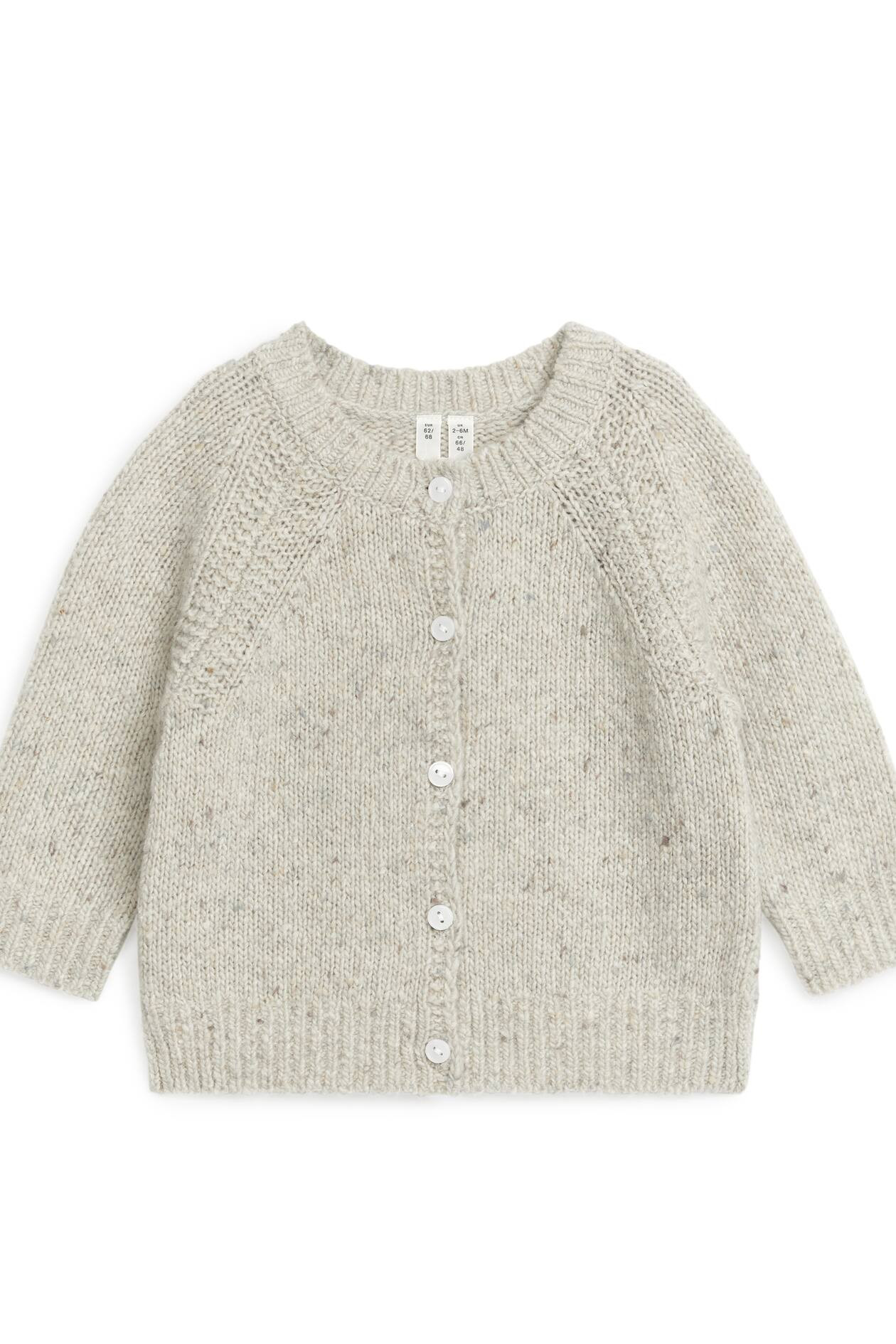 Neps Wool-Blend Cardigan | H&M (UK, MY, IN, SG, PH, TW, HK)