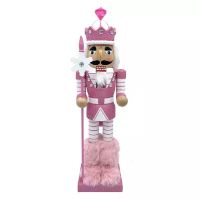 Santa's Workshop Inc 14 inch Pink Snowflake Nutcracker | Belk