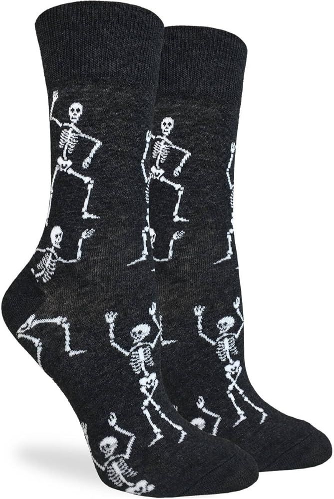 Amazon.com: Good Luck Sock Women's Dancing Halloween Skeleton Socks, Adult : Clothing, Shoes & Je... | Amazon (US)