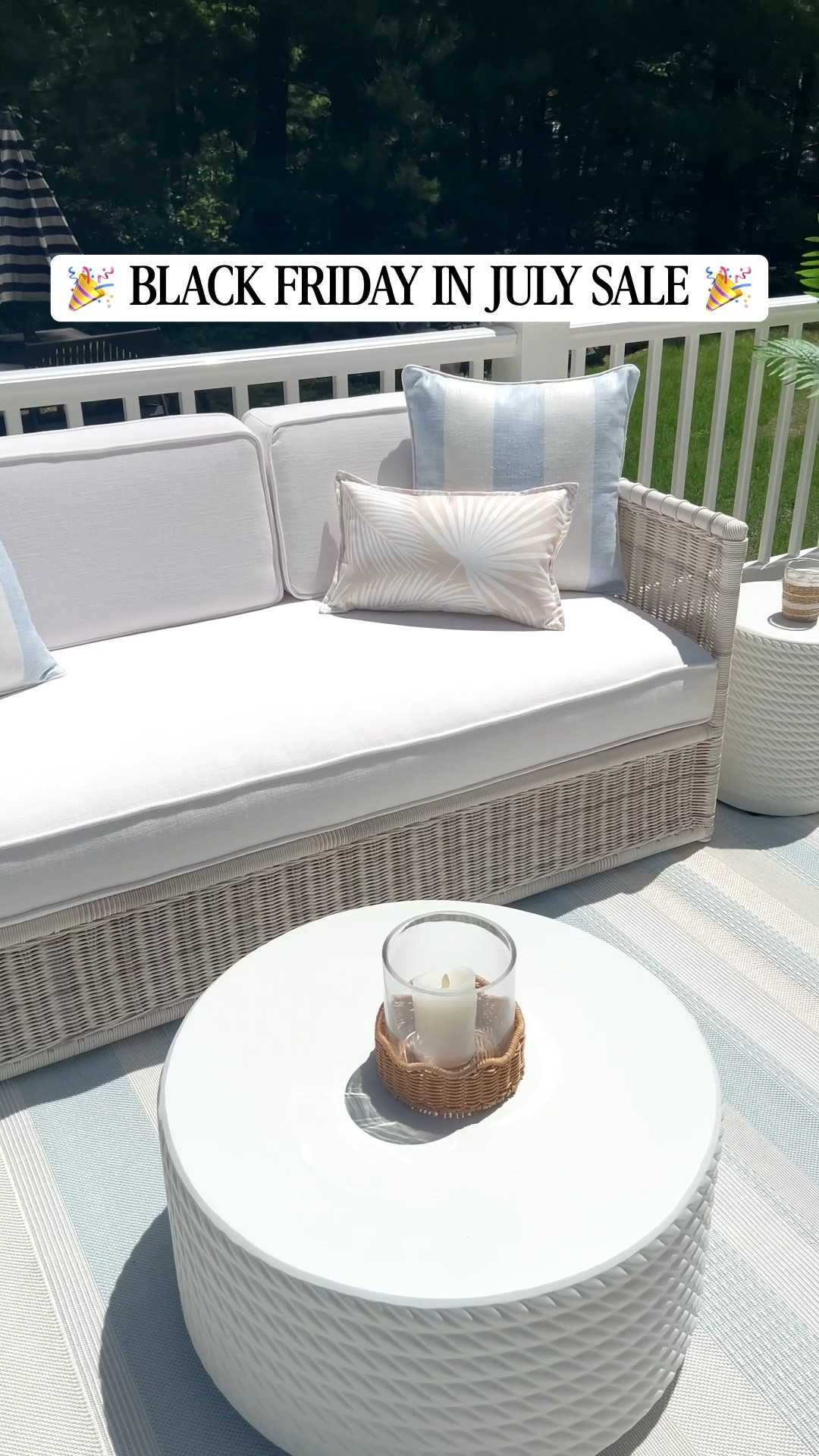 (#ad) @Wayfair’s Black Friday in July sale is going on now through July 27th, with up to 80% off! It’s their biggest sale of the summer, and they are also offering free shipping sitewide - so it’s an event you don’t want to miss!

From outdoor furniture & rugs to lighting & pretty accent pieces, I always find the most beautiful coastal pieces from Wayfair for my home. This hydrangea tree is the newest addition to my dining room and I just love the summery vibes! #Wayfair #WayfairPartner
-
coastal home decor, coastal style rugs, coastal decor, bedroom rugs, living room rugs, dining room rugs, blue & white rugs, blue rugs, natural rugs, woven rugs, coastal rugs, wayfair rugs, rugs on sale, 10x13 rugs, 9x12 rugs, 8x10 rugs, 5x7 rugs, 3x5 rugs, beach house decor, designer looks for less, 5x8 rugs, beach house rugs, lake house rugs, Wayfair black friday in july sale, neutral rugs, blue & white striped rugs, indoor/outdoor rugs, outdoor furniture, outdoor coffee table, outdoor side table, outdoor rugs, outdoor pillows, kitchen runners, rope doormats, blue lamps, coastal lighting, scalloped lamps, bedroom lamps, faux trees, hydrangea tree, summer decor

#LTKSaleAlert #LTKHome