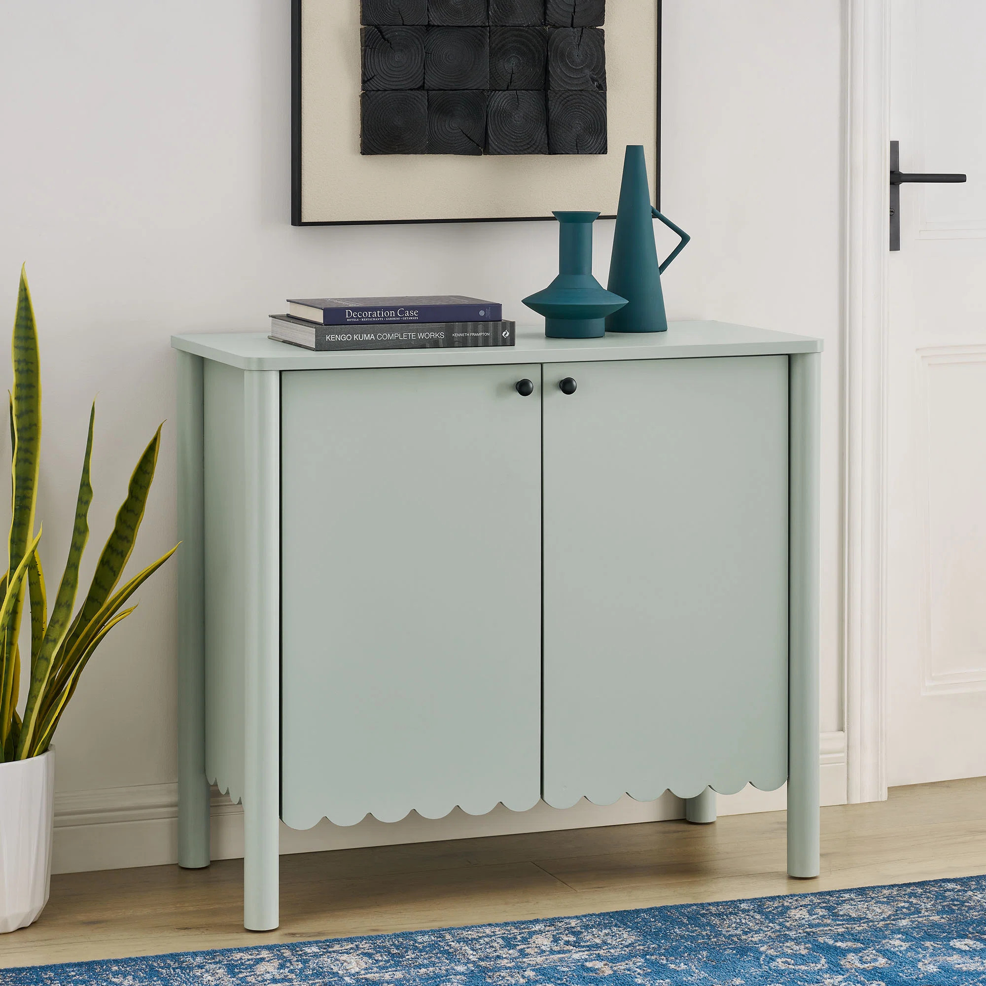 Emmeline 35" 2-Door Scalloped Sideboard Cabinet | Wayfair North America