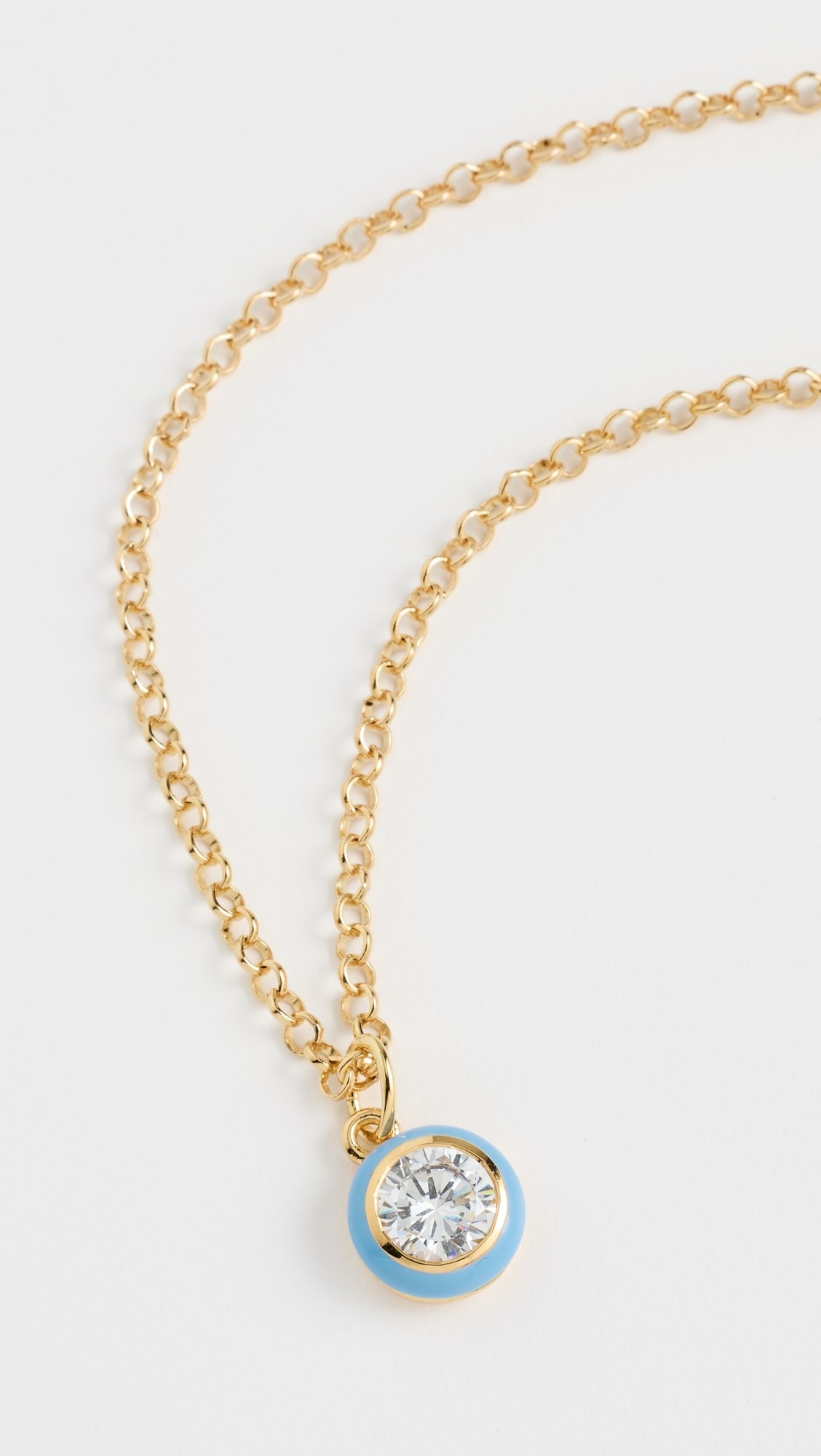 Enamel Bezel Necklace | Shopbop