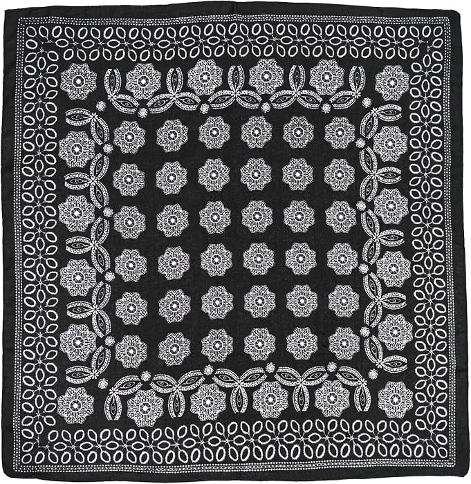 Scarf for Women, 27"x27" Large Bandana Scarf, Neck/Hair/Head Scarf for Women | Amazon (US)
