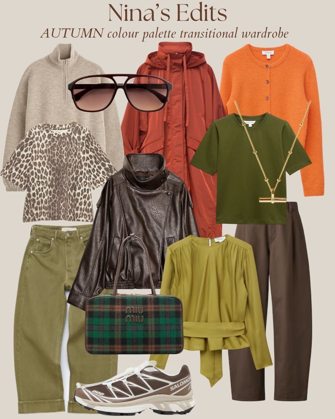 Spring capsule wardrobe in the autumn colour palette 

#LTKSeasonal