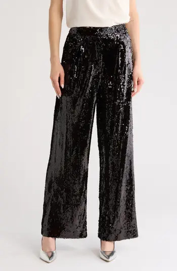 WAYF Sequin Wide Leg Trousers | Nordstromrack | Nordstrom Rack