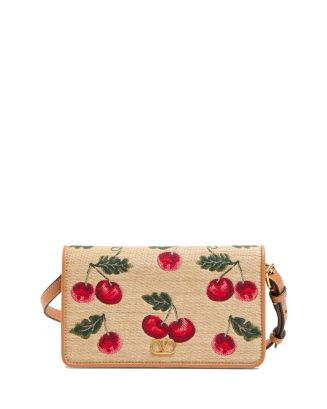 Mini Cherryfic VLogo Jacquard Raffia Bag | Bloomingdale's (US)