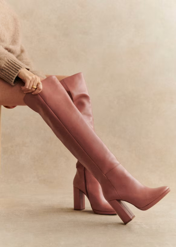Apolline Thigh High Boots | Sezane Paris - US