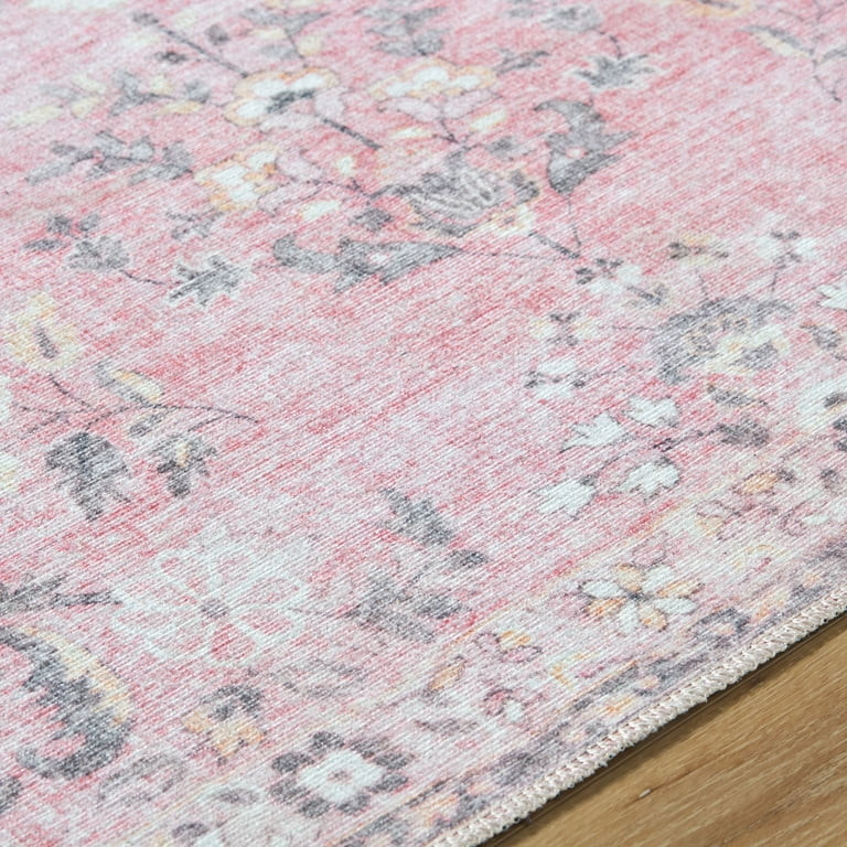 My Texas House Lucy Traditional Indoor Washable 8' x 10' Area Rug | Walmart (US)