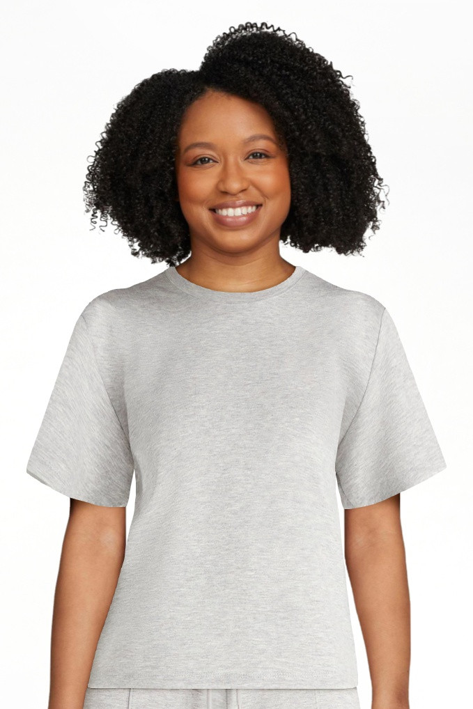 Scoop Women's and Women's Plus New Scubaknit Tee with Short Sleeves, Sizes XS-4X | Walmart (US)