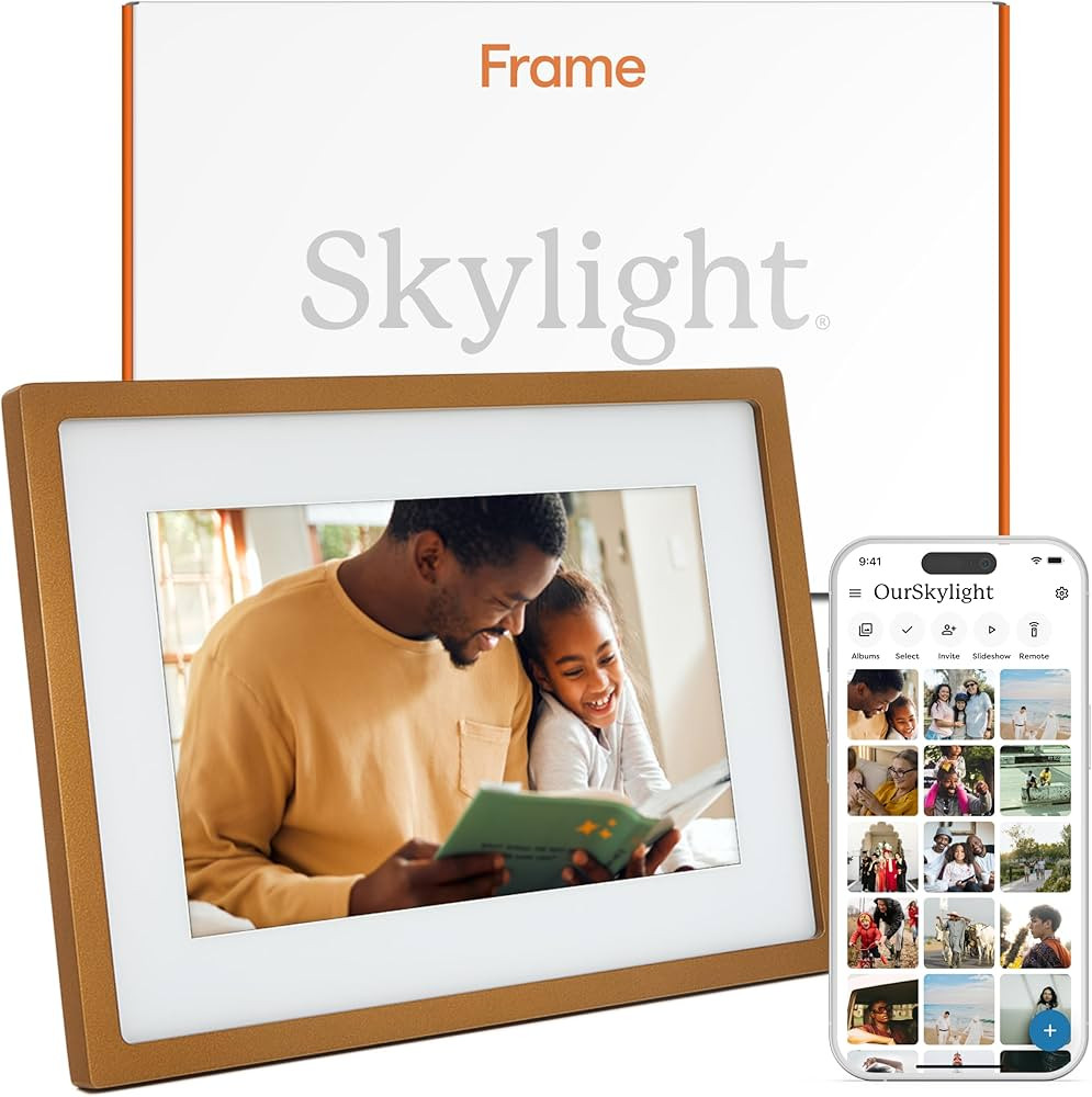 Skylight Digital Picture Frame - WiFi Enabled with Load from Phone Capability, Touch Screen Digit... | Amazon (US)