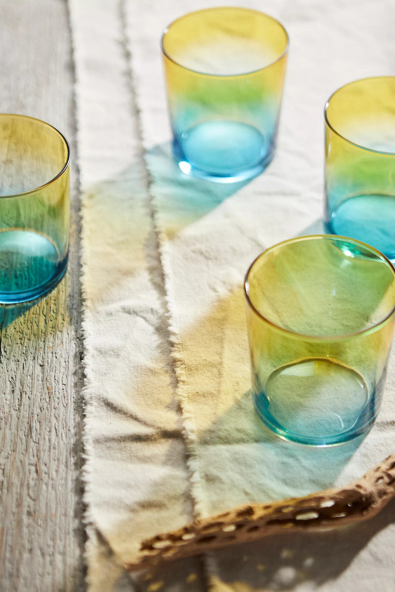 Sunset Drinking Glasses, Set of 4 | Anthropologie (US)