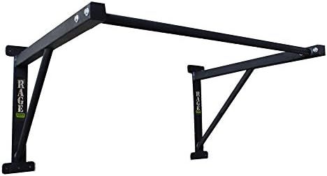 Rage Fitness R2 Wall Mounted Pull-Up Bar Black, 22"(H) x 36"(d) x 52"(w) | Amazon (US)