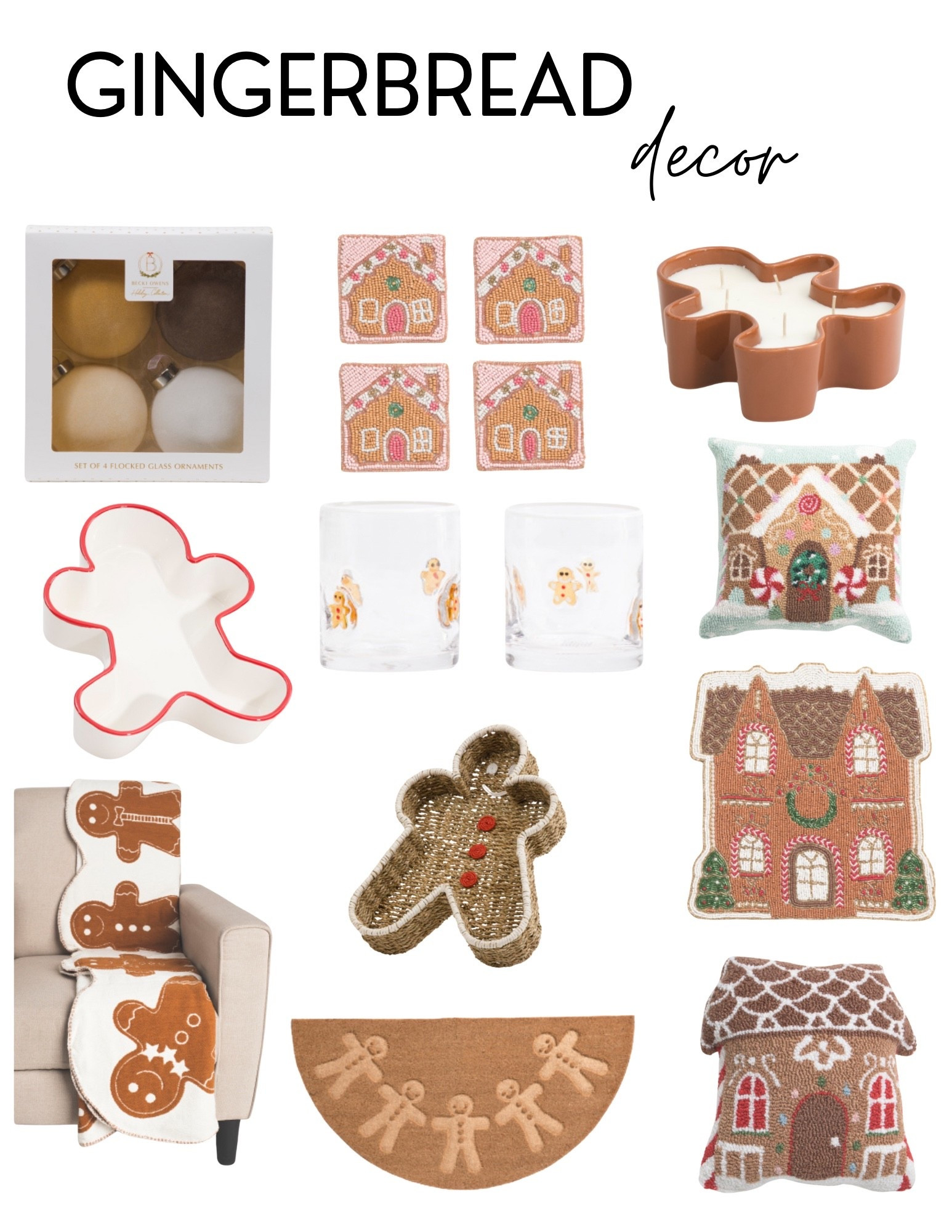 GINGERBREAD DECOR

#LTKHome #LTKSeasonal #LTKHoliday