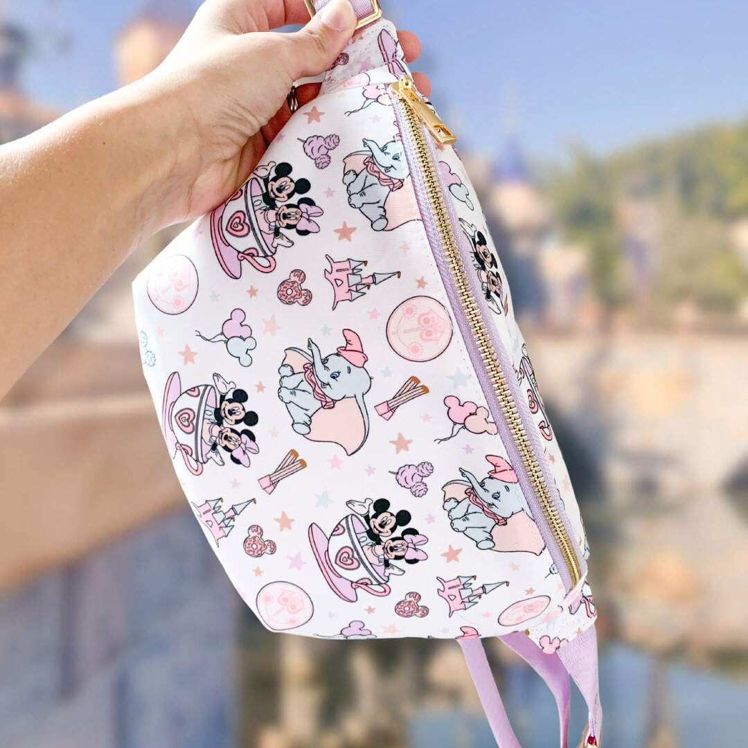 Pastel Park Fanny Pack // Disney Inspired Fanny Pack // Mickey Fanny Pack // Disney Belt Bag - Et... | Etsy (US)