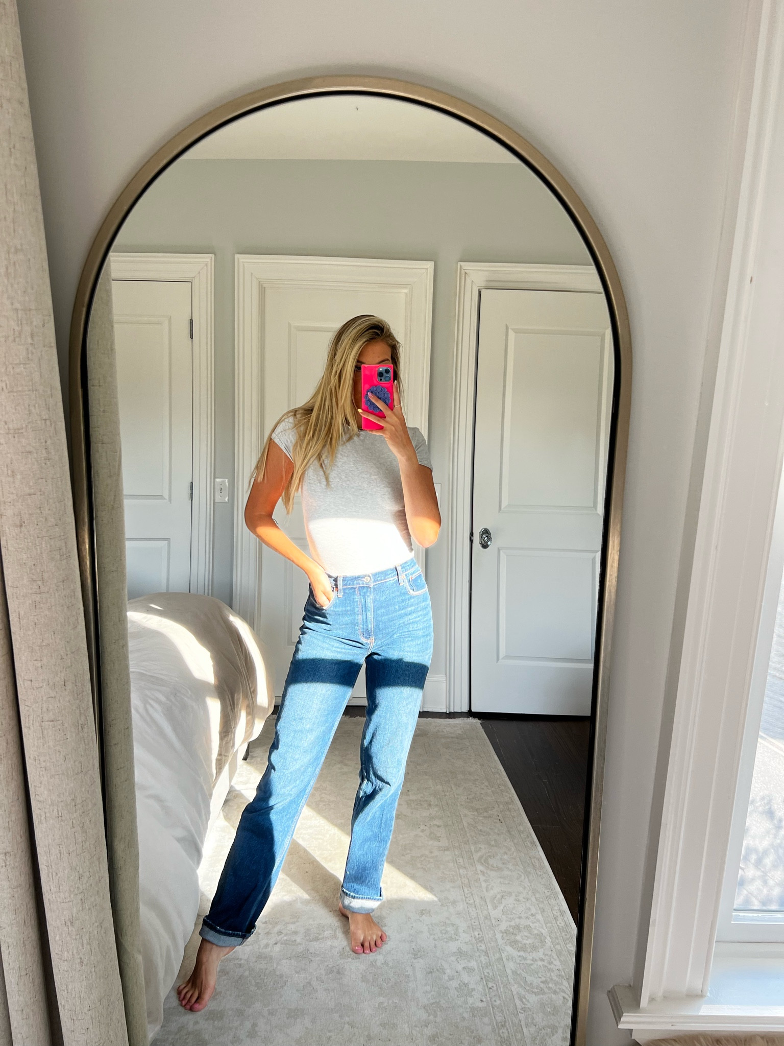 Ultra high rise 90s straight leg jean from Abercrombie!

#LTKSeasonal #LTKstyletip #LTKSale