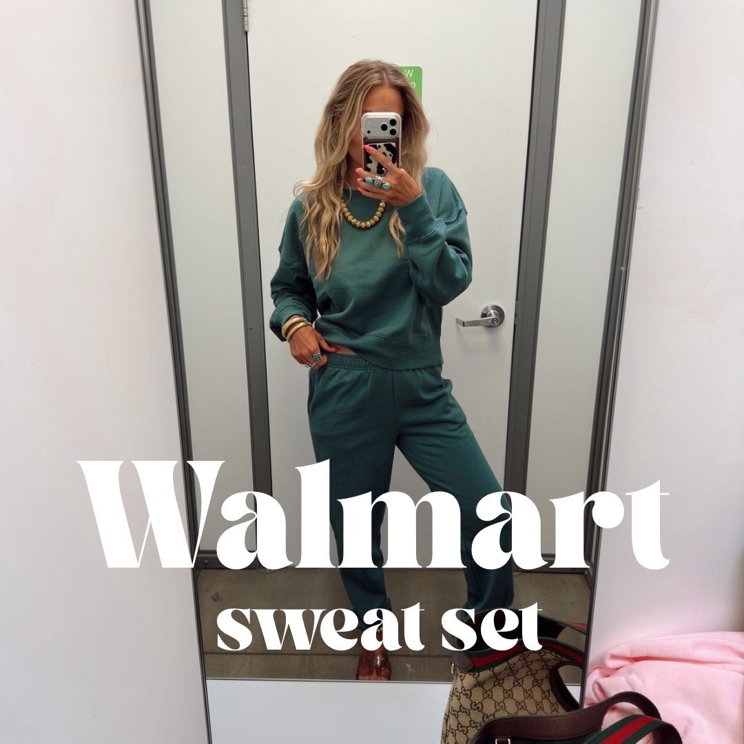 🤍This sweat set from Walmart is giving major Abercrombie vibes!