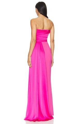 Amira Gown in Pop Pink | Revolve Clothing (Global)