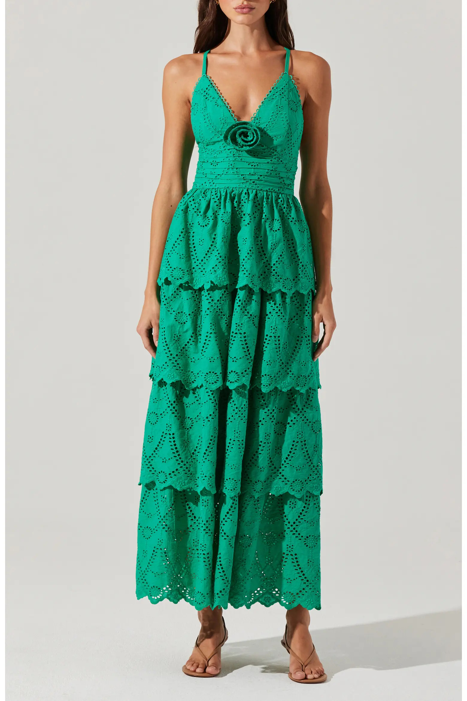 Faeryn Tiered Cotton Maxi Dress (Women) | Nordstromrack | Nordstrom Rack