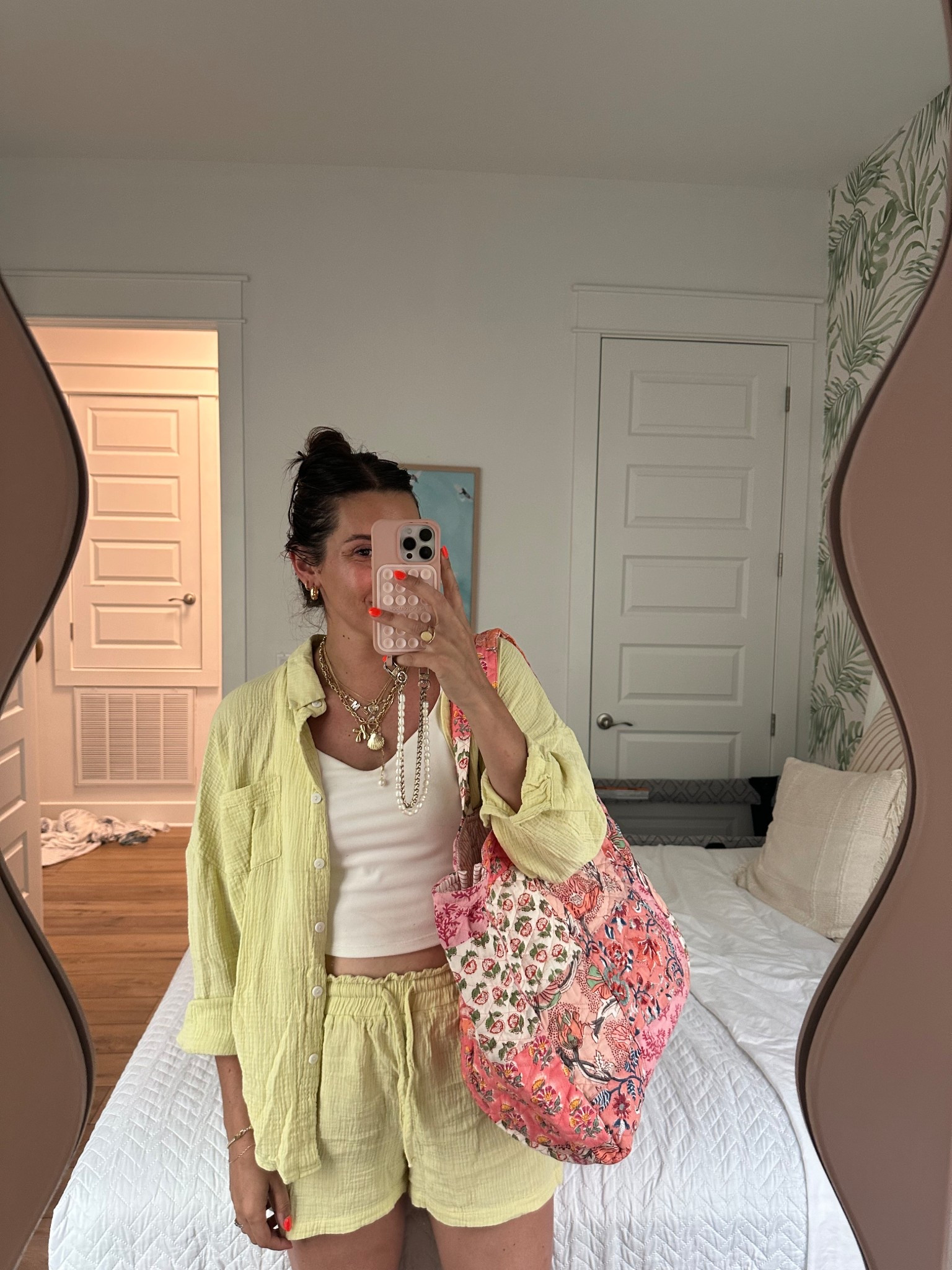 breastfeeding friendly set for moms in the spring or summer! 

I’m 5’7 and size 6-8 and wearing a large in this! 

#LTKSummerEdit #LTKBaby #LTKFindsUnder50