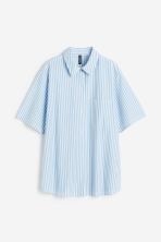 Short-sleeved Linen-blend Shirt | H&M (US)