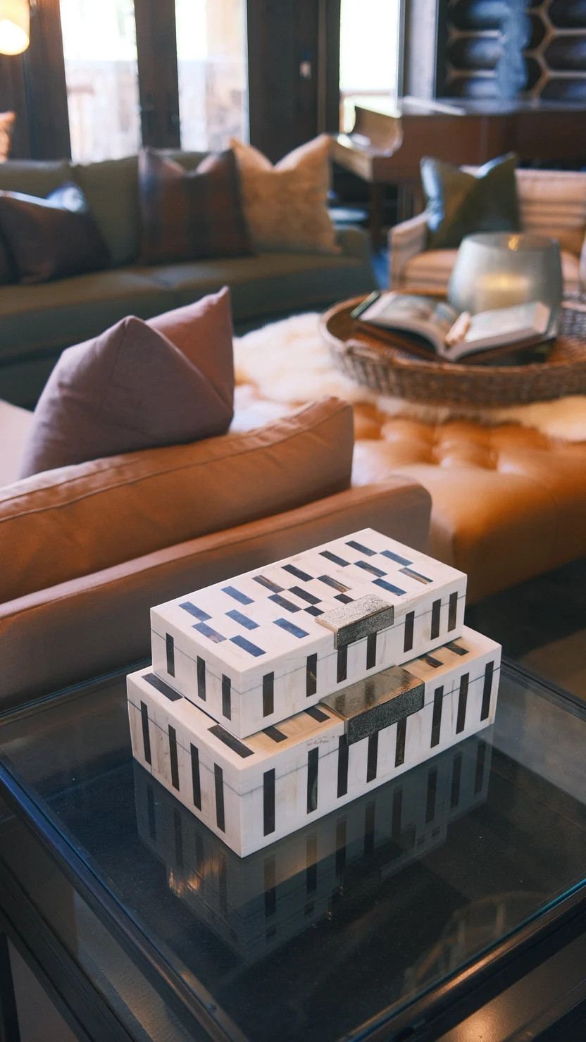 Ivory & Espresso Boxes | Gatehouse No.1