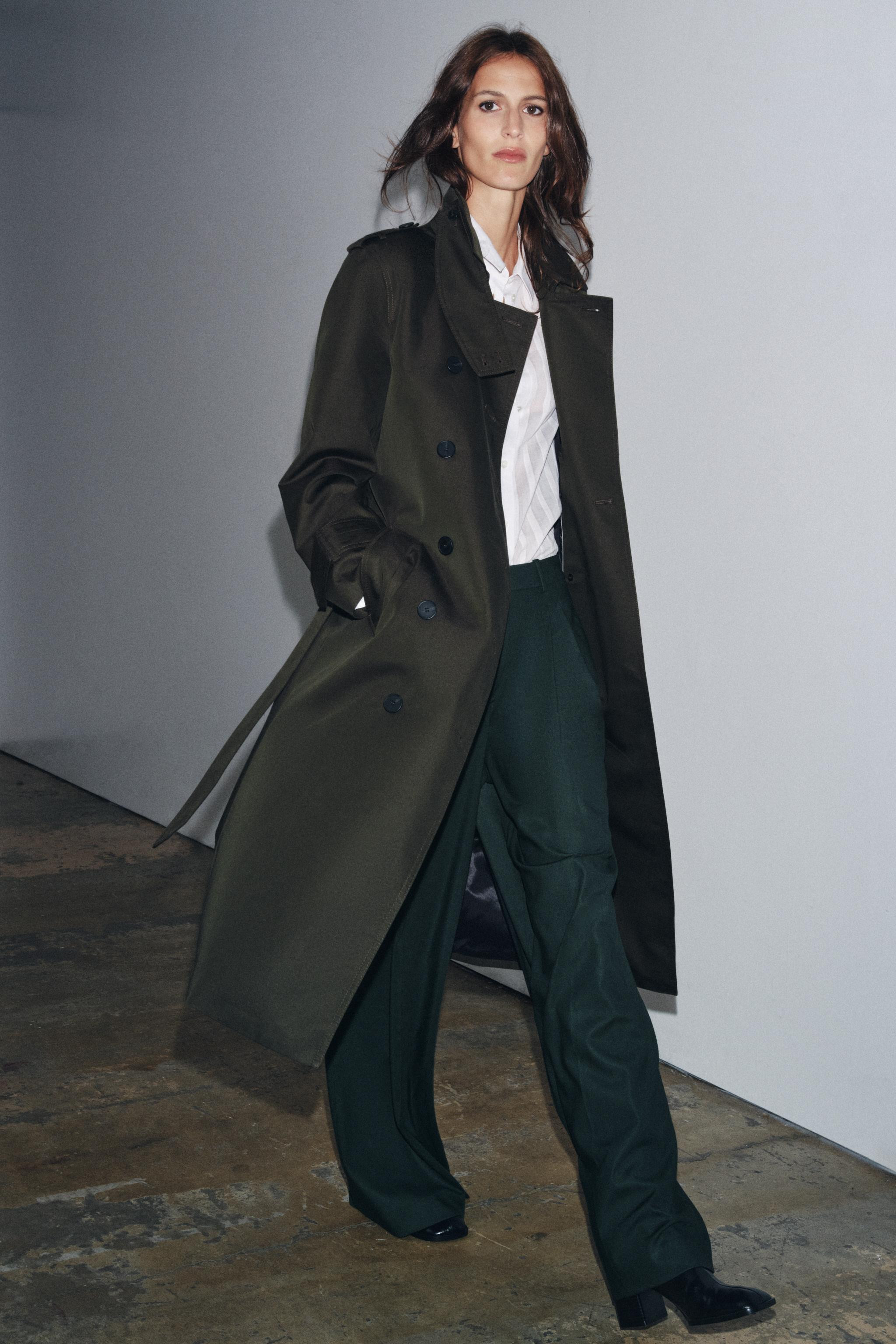 WATER REPELLENT DOUBLE-BREASTED TRENCH COAT ZW COLLECTION | Zara US