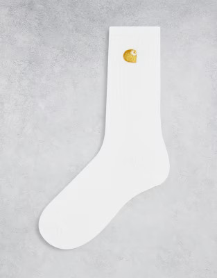Carhartt WIP chase socks in white | ASOS (Global)