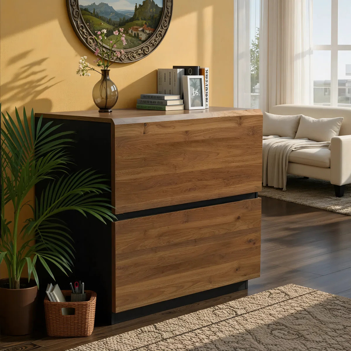 Adonia 31.5”Wide 2 Drawer Lateral File Cabinet With Anti-Tilt For Home Office | Wayfair North America