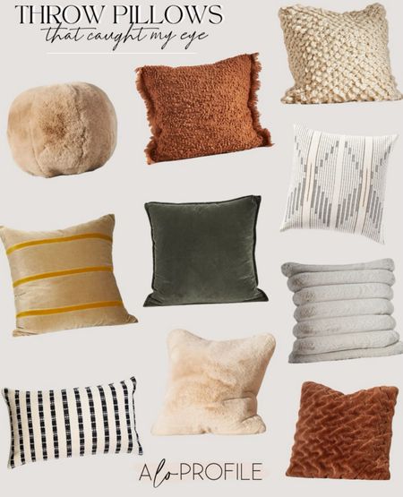 Throw pillows // home decor sofa pillows, throw pillows, decorative pillows, couch pillows, neutral pillows, home decor

#LTKstyletip #LTKhome