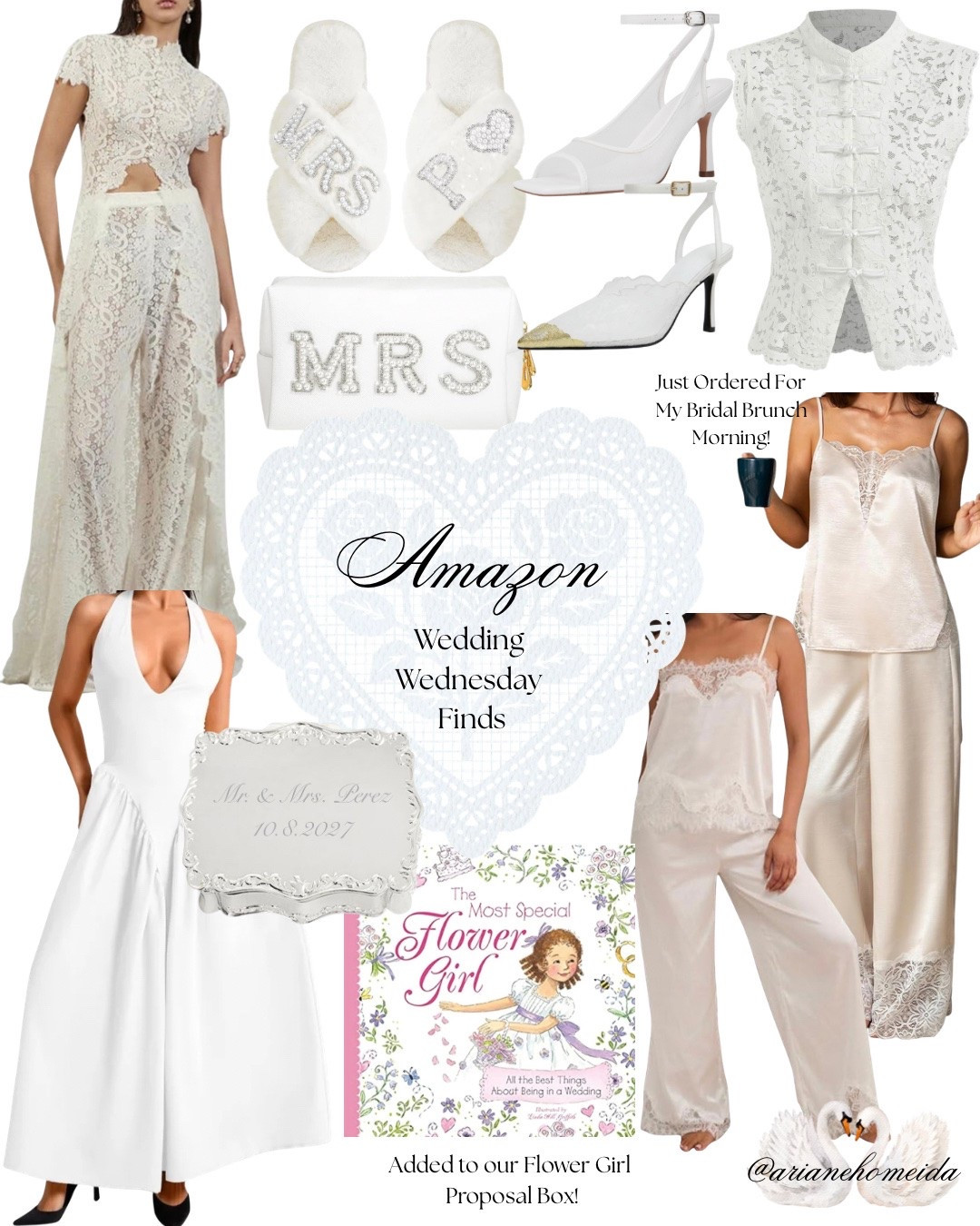 Wedding Wednesday Finds 💍🤍🦢 

Amazon Finds
Amazon Bride Finds
Amazon Bride
Bridal OOTD 
Bridal Finds
Bridal Outfit
Bridal Shower Finds
Wedding Morning Finds
Flower Girl Gift
Brides 
Bride to Be 
Amazon Prime

#LTKWedding #LTKgrwm #LTKootd