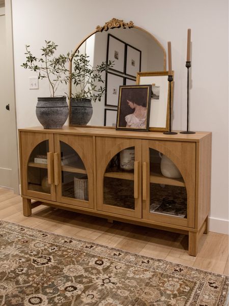 This Walmart sideboard restocked several times in June and was a top seller! So good for the price!

#LTKHome #LTKStyleTip