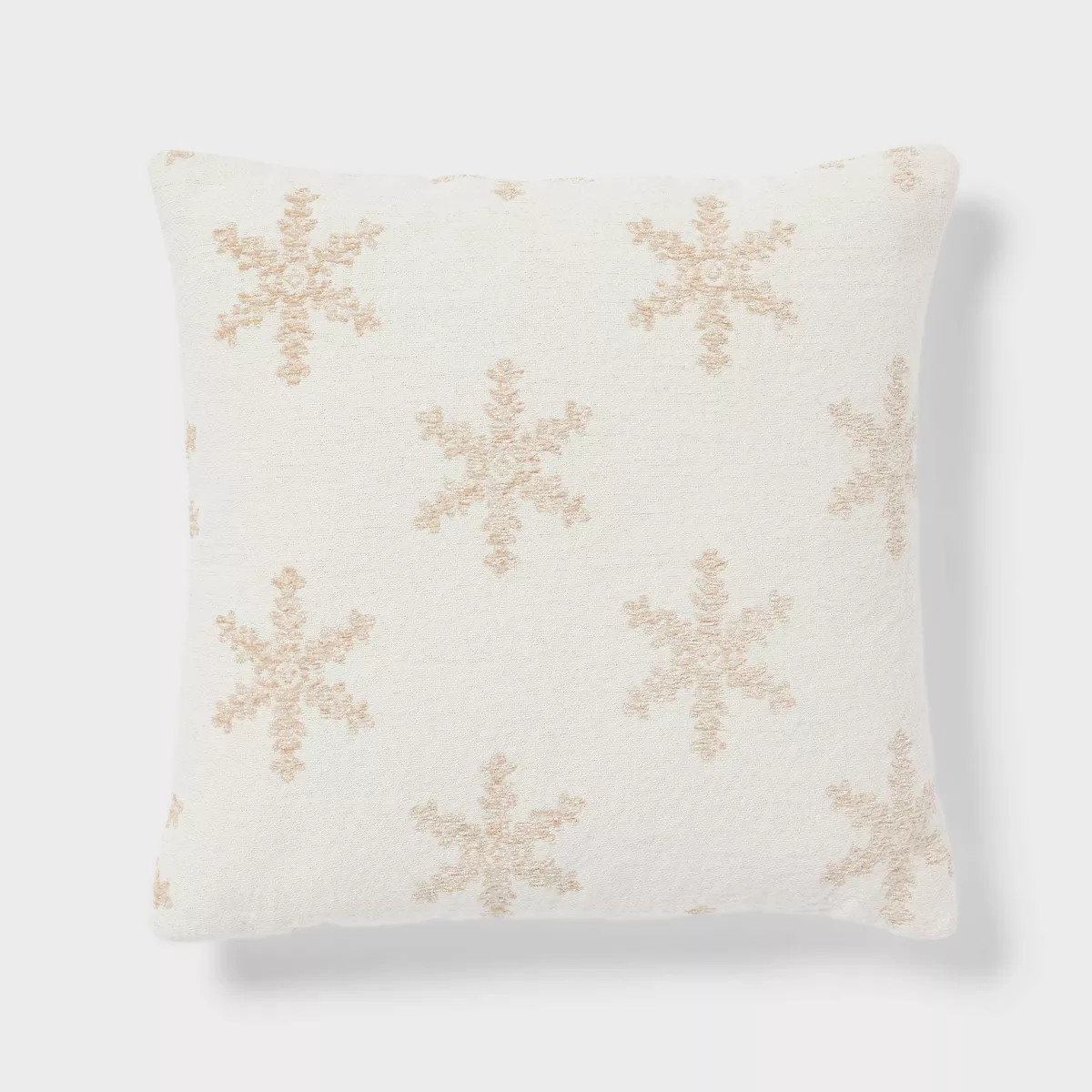 18"x18" Square Holiday Decorative Pillow Snowflake - Threshold™ | Target